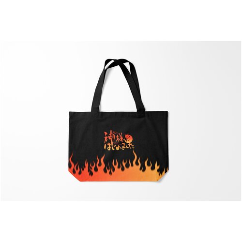 фото Сумка-шоппер / 46х35 см / аниме / очень приятно бог burnettie