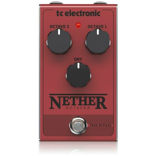 Гитарная педаль эффекта октавер - TC ELECTRONIC NETHER OCTAVER гитарная педаль octave fuzz orange fur coat