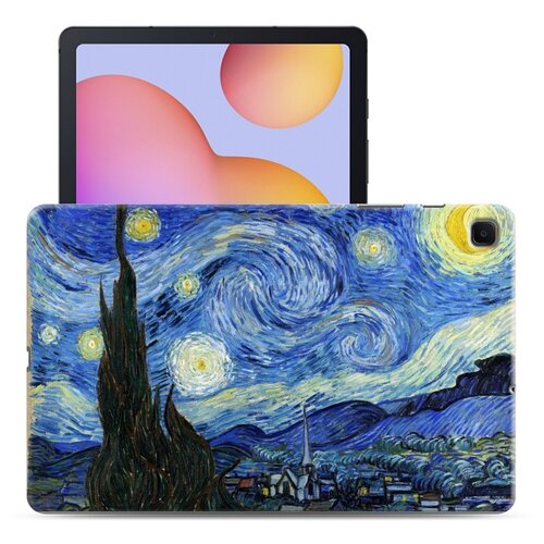 фото Дизайнерский силиконовый чехол для samsung galaxy tab s6 lite 100gadgets
