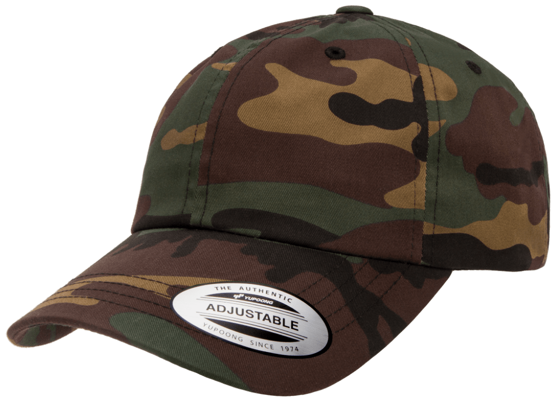 Кепка FlexFit 6245CM Dad Hat - Green Camo 