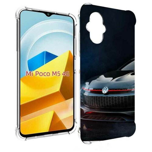 Чехол MyPads volkswagen фольскваген 2 мужской для Xiaomi Poco M5 задняя-панель-накладка-бампер