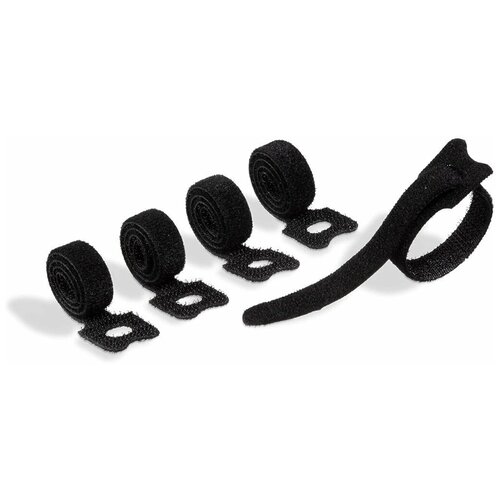 Лента на липучке для фиксации кабеля Durable Cavoline Grip Tie 200х10mm Black 503601