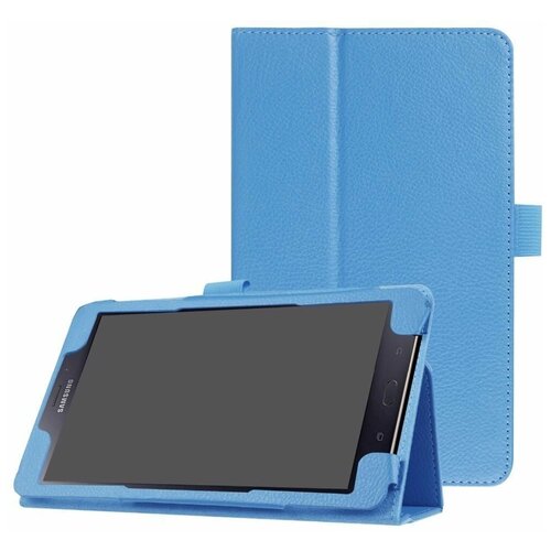 Чехол для Samsung Galaxy Tab A 8.0 (2017) T380 / T385 (голубой) case for samsung galaxy tab a 8 0 t380 t385 2017 8 0 inch smart cover funda tablet pu ultra slim magnetic stand case