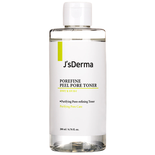 JsDerma Пилинг-тонер с гликолевой кислотой Porefine Peel Pore Toner, 200 мл