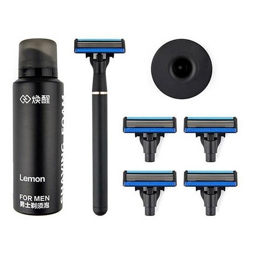 фото Xiaomi набор для бритья shaving kit xiaomi mijia lemon razor h600