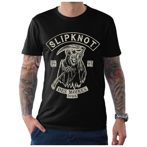 фото Футболка design heroes "slipknot" мужская черная s