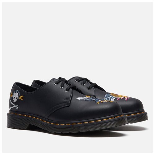 фото Ботинки dr. martens 1461 souvenir nappa чёрный, размер 37 eu