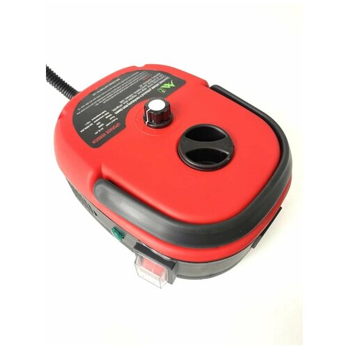 Пароочиститель с латунным стержнем 4 насадки 2500 Вт давление 3 Bar цвет белый красный 550000₽