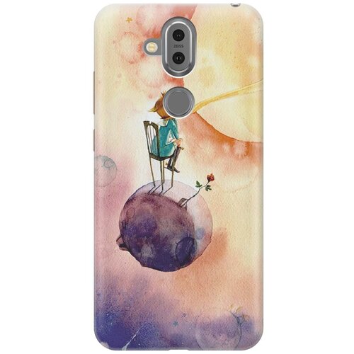 фото Re:pa накладка transparent для nokia 8.1 с принтом "маленький принц"