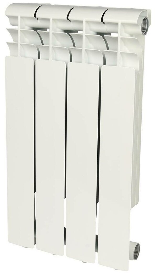 Rommer Profi 500 (AL500-80-80-100) 4 секции радиатор алюминиевый (RAL9016)