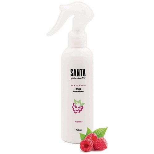 Купить Santa Professional Вода косметическая очищающая для тела Малина , 250 мл, Нет бренда