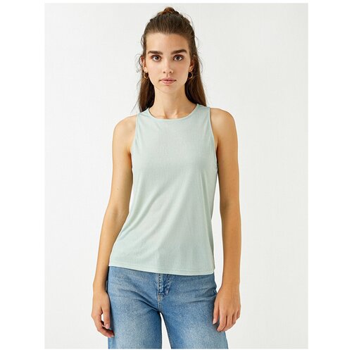 фото Майка koton women, 2kak33838ek, цвет: sage, размер: xl