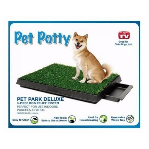 Туалет-лоток для собак Pet Park Pet Zoom Deluxe с искусственной травой шт