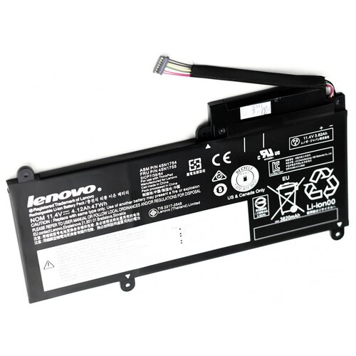 Аккумулятор для ноутбука Lenovo E450 E460 (10.8V 4400mAh) P/N: 45N1752, 45N1753, 45N1754, 45N1755, 45N1756 аккумуляторная батарея для ноутбука lenovo thinkpad e450 e455 45n1754 47wh черная