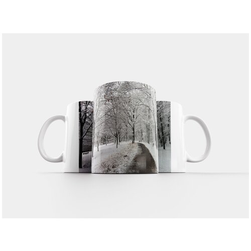 фото Кружка "зима, лес, путь" 320 мл lotsprints