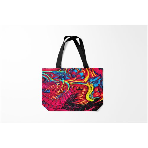 фото Сумка-шоппер / 46х35 см / геймерам / counter strike cs go hyper beast skin burnettie