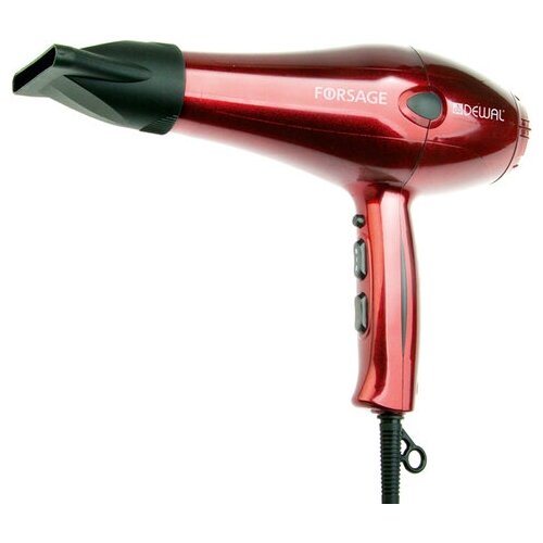 Фен DEWAL Forsage красный 2200 Вт ионизация 2 насадки 586800₽