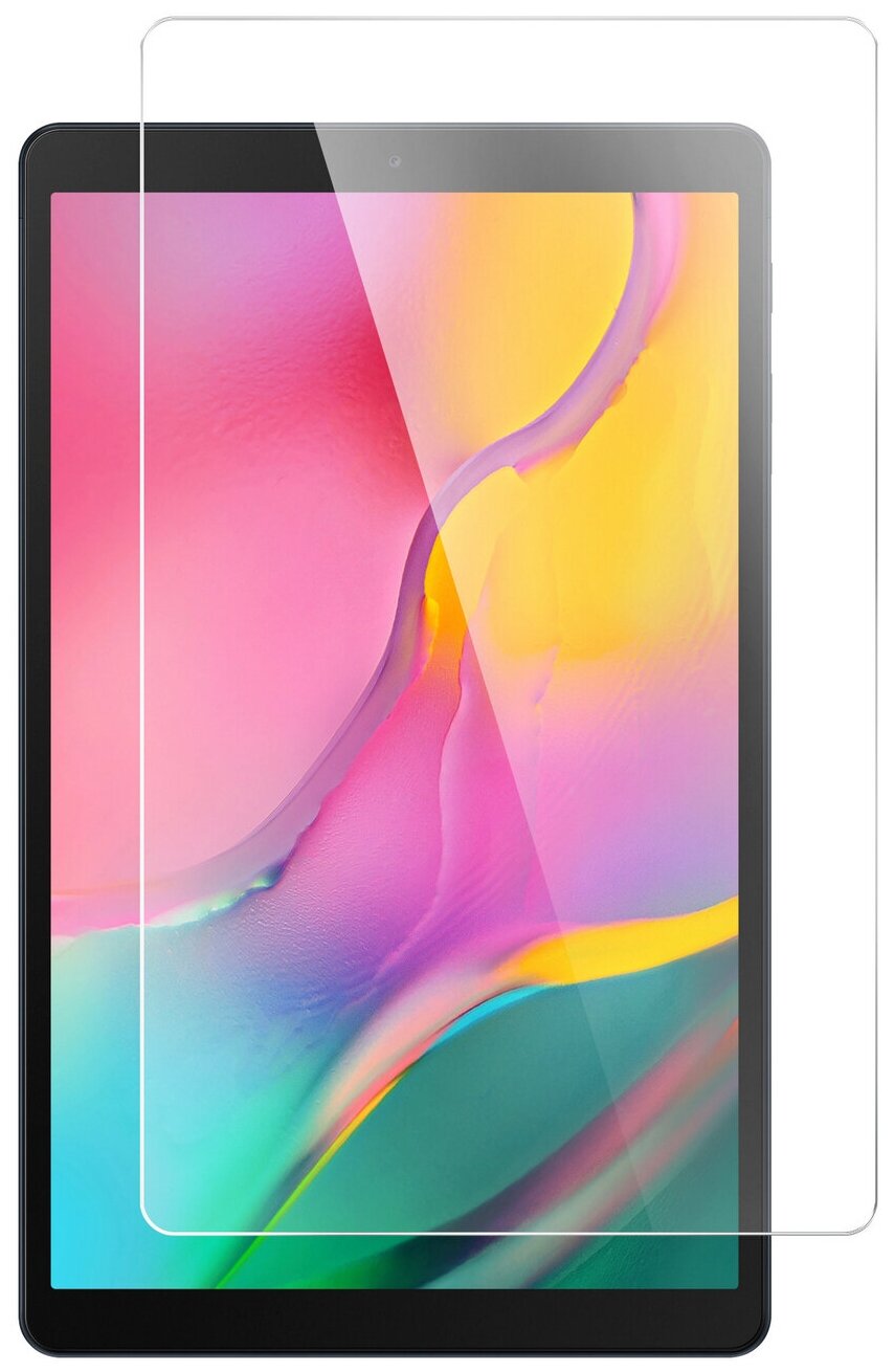 Защитное стекло на Samsung Galaxy Tab A 101 T580 T585 (Гибридное - пленка + стекловолокно) Brozo Hybrid Glass