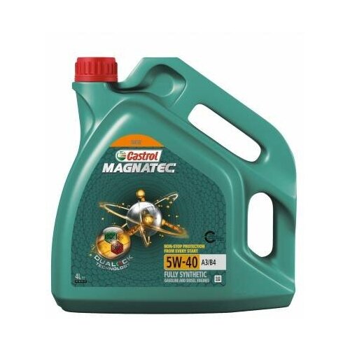 фото Масло моторное castrol magnatec 5w40 а3/в4 dualock (4л синт. (бенз диз 15c9e0 castrol