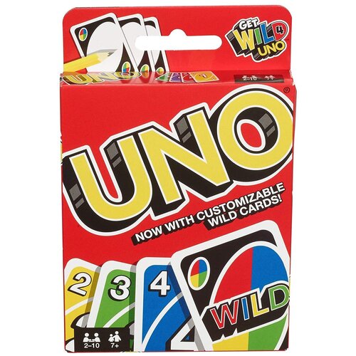 Настольная игра Mattel Uno Wild mattel cards uno game all wild