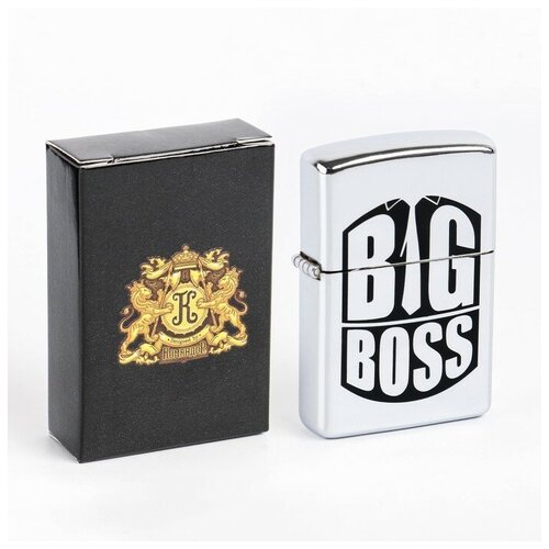 Зажигалка бензиновая BIG BOSS кружка big boss 750 мл