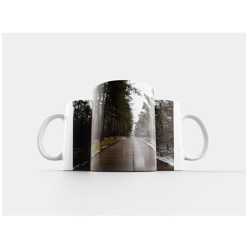 фото Кружка "снег, пейзаж, зима" 320 мл lotsprints