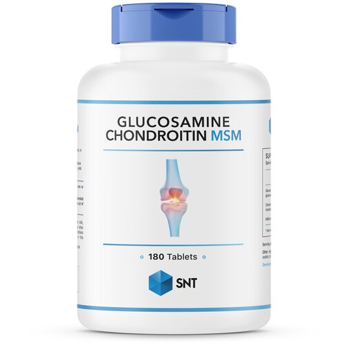 Glucosamine & Chondroitin & MSM 180 таблеток Глюкозамин МСМ Хондроитин SNT