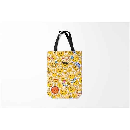 фото Сумка-шоппер / 31х42 см / популярные иллюстрации / другие смайлы. burnettie