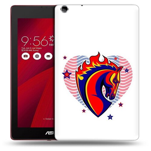 Чехол задняя-панель-накладка-бампер MyPads ФК ЦСЛ Лошадь для Asus ZenPad C 7.0 Z170C/Z170CG/Z170MG противоударный