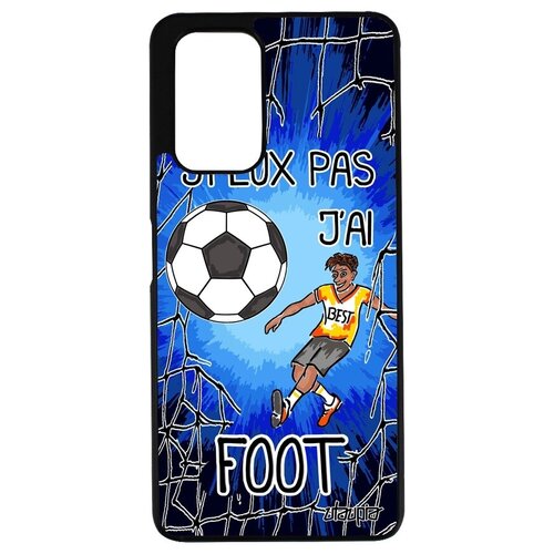 фото Защитный чехол для мобильного // xiaomi redmi note 10 pro // "не могу - у меня футбол!" юмор принт, utaupia, синий