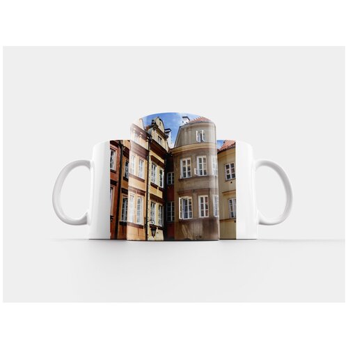 фото Кружка "многоквартирный дом, таунхаусы, рынок" 320 мл lotsprints