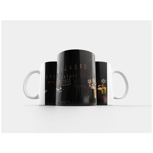 фото Кружка "дорога, аллея, рождественские украшения" 320 мл lotsprints