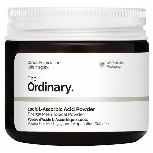 Витамин С The Ordinary в порошковой форме 100% L-Ascorbic Acid Powder, 20 г the ordinary euk 134 0 1% 30 мл