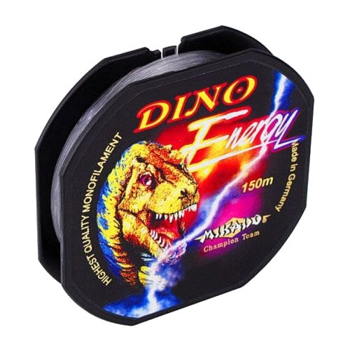 монофильная леска mikado dino energy d 0 2 мм 30 м 5 4 кг прозрачный 1 шт Монофильная леска MIKADO Dino Energy d=0.2 мм, 150 м, 5.7 кг, прозрачный, 1 шт.