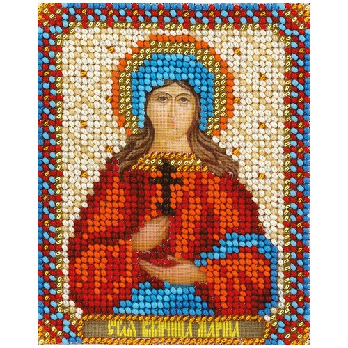 фото Набор для вышивания panna "икона святой великомученицы марины" 8,5x11 см