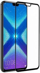 Защитное стекло для Huawei Honor 8X / Защитное стекло на хуавей хонор 8X (полная проклейка, черная рамка)