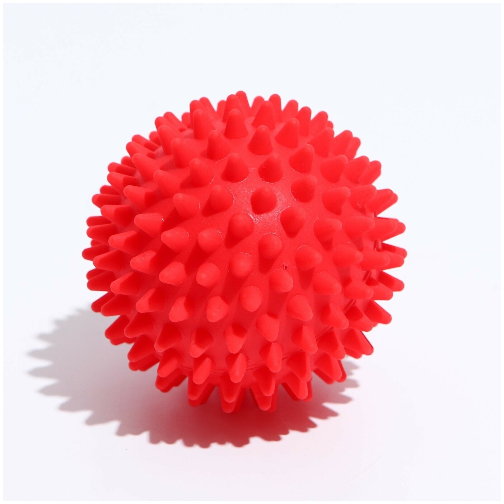 Игрушка "Мяч массажный" 2, 7,7 см, красная