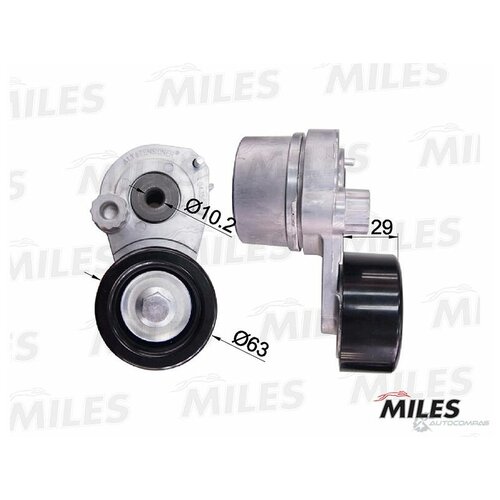 Натяжитель Ремня Приводного Opel Astra H/Zafira 1.6/1.8 Ag00289 Miles арт. AG00289
