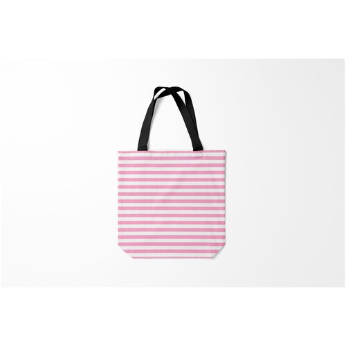 фото Сумка-шоппер / 40х40 см / популярные иллюстрации / лето тельняшка burnettie