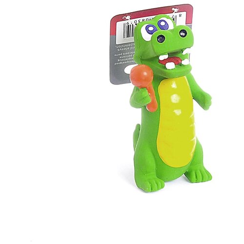 Papillon игрушка для собак деловые крокодилы, латекс, 10 см (crocodiles with instruments) compare products