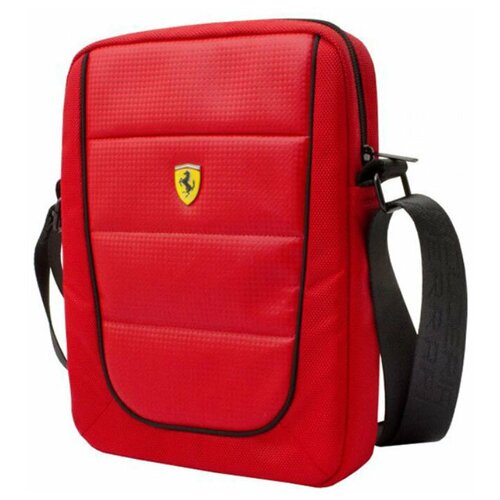 фото Сумка ferrari для планшетов 10" scuderia bag nylon/pu red