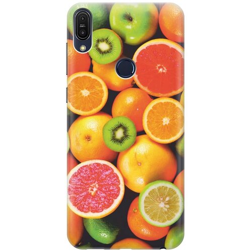 фото Gosso ультратонкий силиконовый чехол-накладка для asus zenfone max pro m1 (zb602kl) с принтом "сочные фрукты"