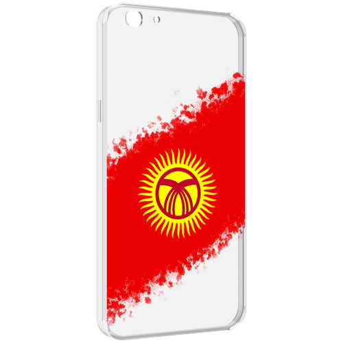 Чехол MyPads флаг Киргизии для Oppo A77 / F3 (2017 год) задняя-панель-накладка-бампер чехол mypads флаг киргизии для oppo a77 f3 2017 год задняя панель накладка бампер