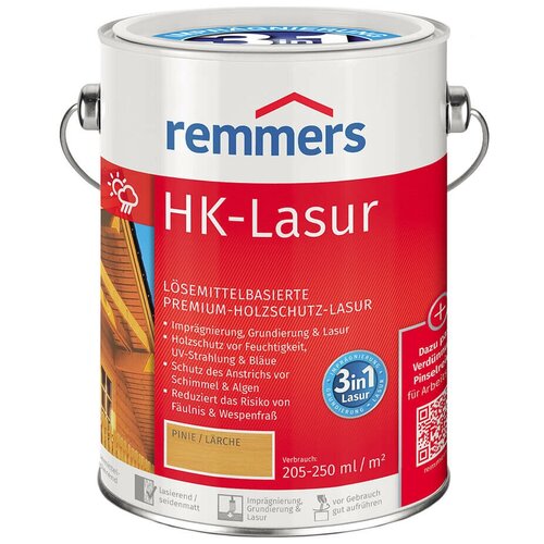 Remmers HK-Lasur Лазурь 3в1 для древесины (0,75 л 2262 Сосна / Kiefer )