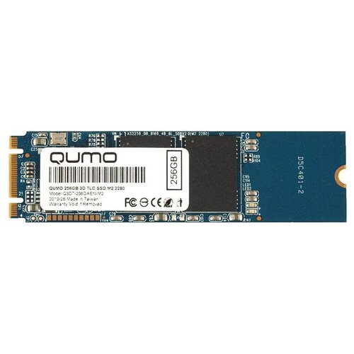 Твердотельный накопитель Qumo Novation TLC 3D 256Gb Q3DT-256GAEN-M2 457300₽