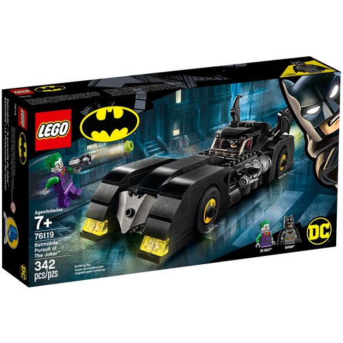 LEGO DC Super Heroes 76119 Бэтмобиль: Погоня за Джокером, 342 дет. конструктор lego dc super heroes 6858 погоня за котоциклом женщины кошки в городе 89 дет