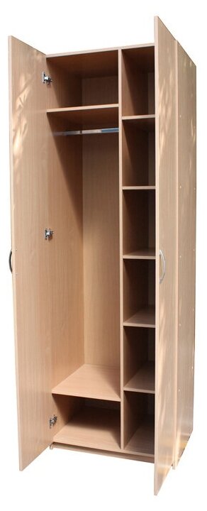Шкаф для одежды Шарм-Дизайн Комби Уют 80х60х240 Бук Бавария