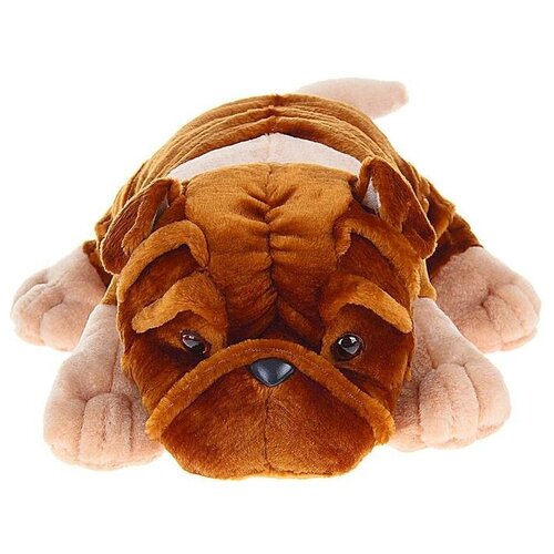 Мягкая игрушка «Собака Шарпей Шах» резиновая игрушка огонек собака шарпей 21 см