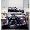 Комплект детского постельного белья 1,5 Cartoon спальный, Batman,50x70 - изображение