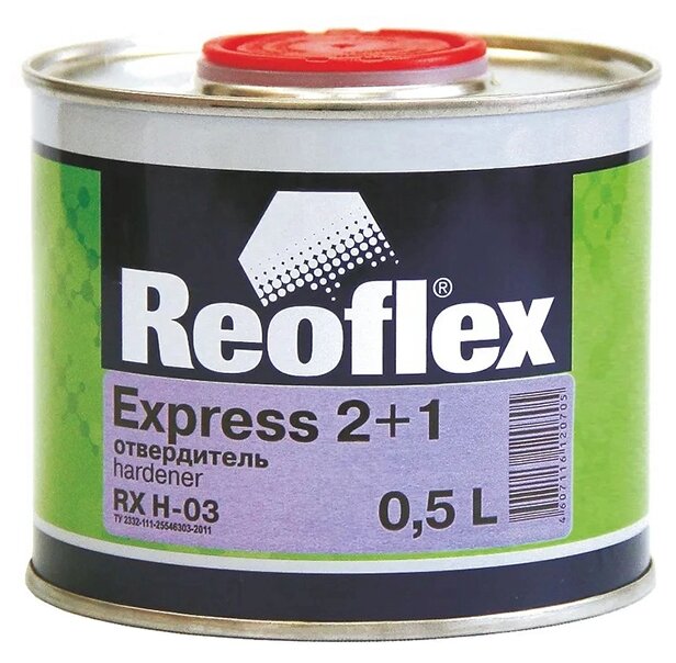 Отвердитель Reoflex RX H-03 для лака Express 2+1 0,5 л REOFLEX RX H-03 | цена за 1 шт